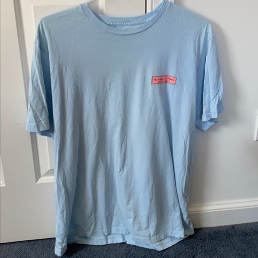 Blue Vineyard Vines Short Sleeve Shirt